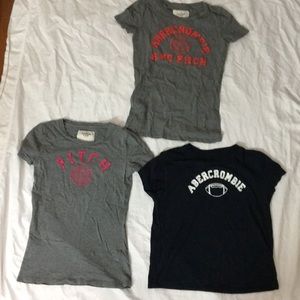 Three Abercrombie T-shirts